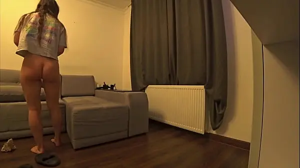 Husband Pounds Wife's Pussy After Work - Real Home Fuck